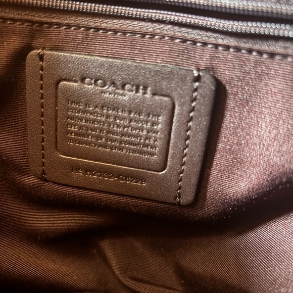 Coach Dark Green Leather Satchel - Picture 2 of 6
